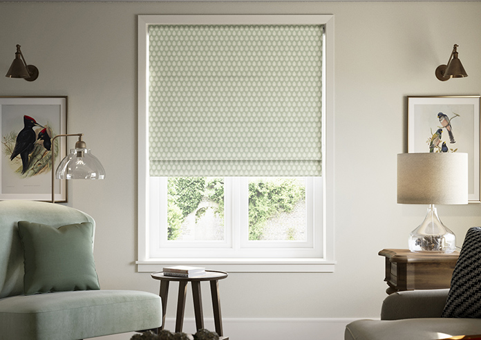 Emily Bond Jaipur, Sage - Twist&Fit Roman Blind - Image 3